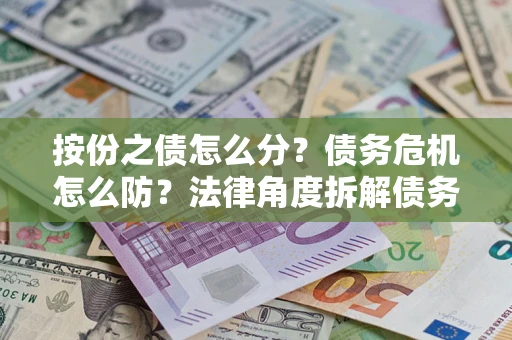 北京按份之债怎么分？债务危机怎么防？法律角度拆解债务分配与风险自保指南