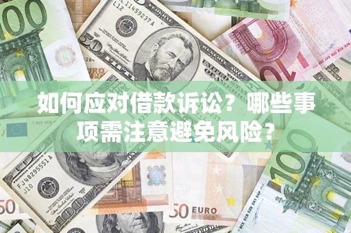 北京如何应对借款诉讼？哪些事项需注意避免风险？