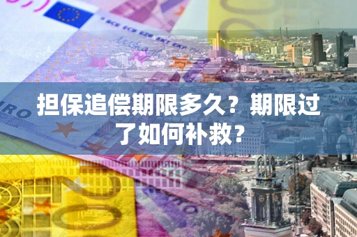 北京担保追偿期限多久？期限过了如何补救？