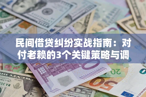北京民间借贷纠纷实战指南：对付老赖的3个关键策略与调解盲区解析