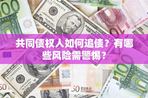 北京共同债权人如何追债？有哪些风险需警惕？