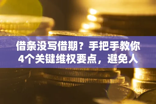 北京借条没写借期？手把手教你4个关键维权要点，避免人财两空