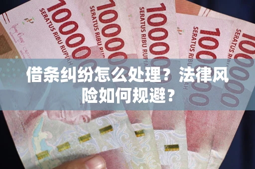 北京借条纠纷怎么处理？法律风险如何规避？