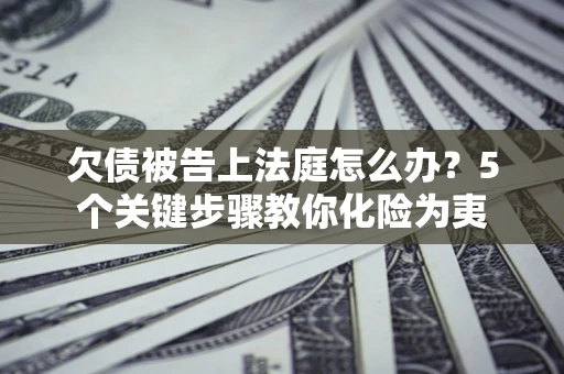 北京欠债被告上法庭怎么办？5个关键步骤教你化险为夷