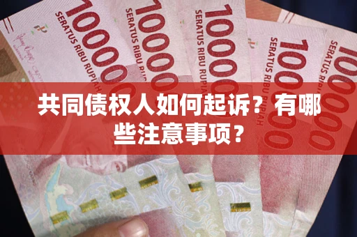 北京共同债权人如何起诉？有哪些注意事项？