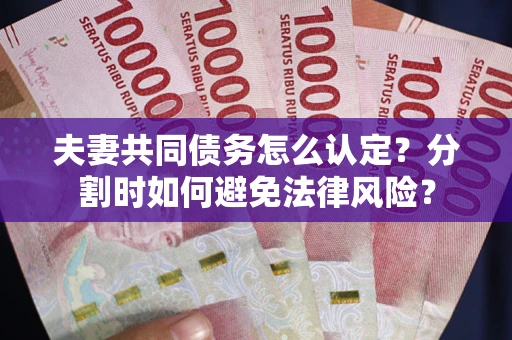 北京夫妻共同债务怎么认定？分割时如何避免法律风险？